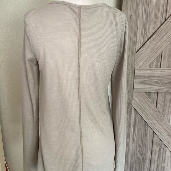 Free people gray rib long sleeve top - Picture 5 of 5